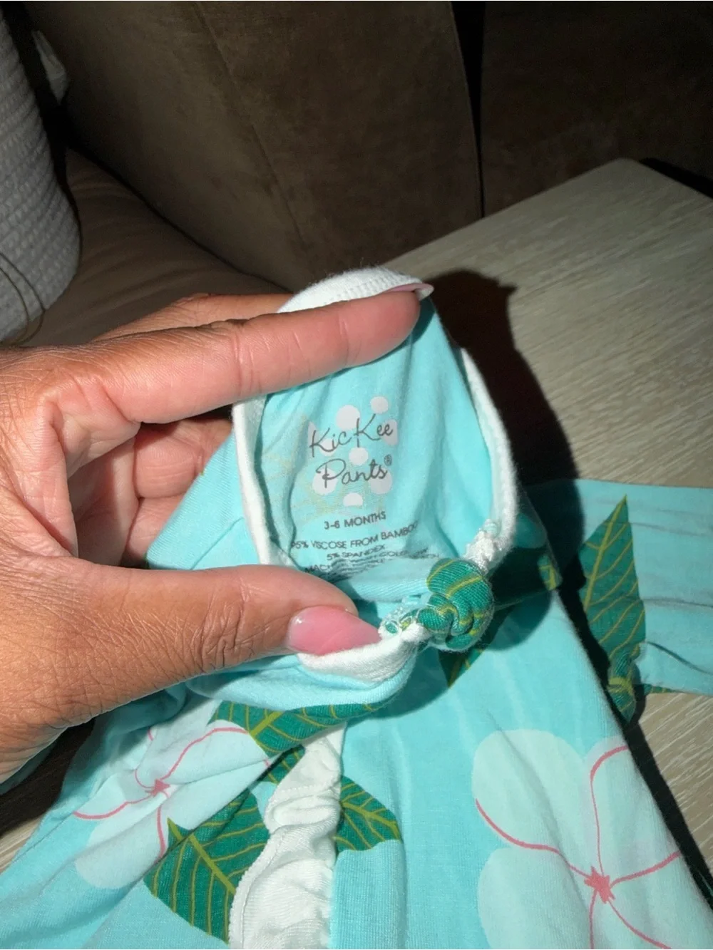 Kickee Pants Bamboo Sleeper size 3-6 months